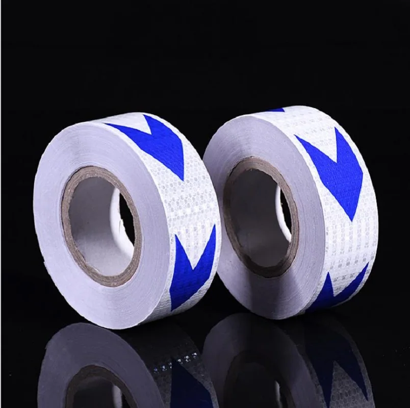 Car Bicycle Electric Motorcycle Reflective Stickers Safety Warning Body Traffic Collision Reflective Tape For Car Accessories