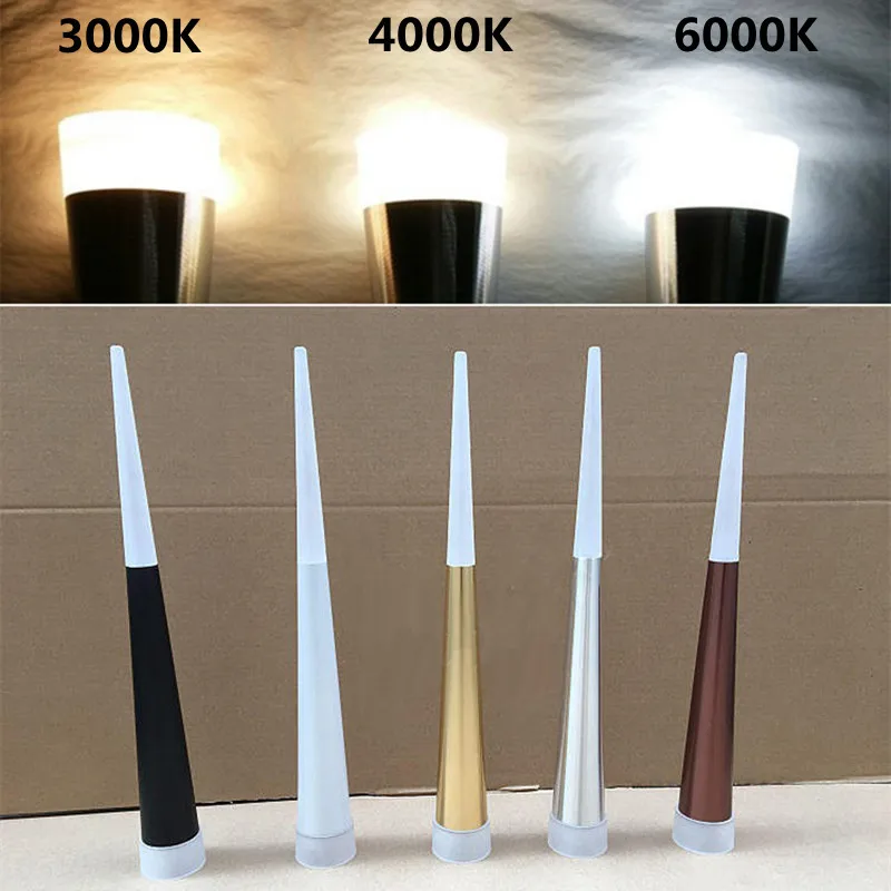 Dimmable 45CM Cone LED Pipe Pendant Lamp COB Kitchen Island Dining Room Shop Bar Counter Bedside Pendant Light 7W9W12W AC85-265V