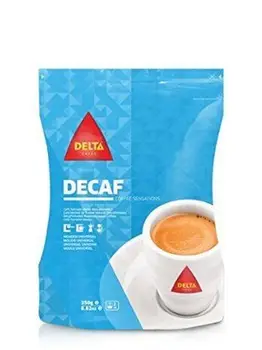

Delta Cafe - Café moulu décaféiné pour machine à expresso ou sac 250g
