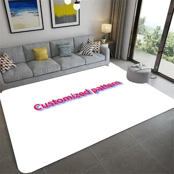 

3D Printed Customized Large Carpet For Living Room Flannel Sponge Floor Mat For Kitchen Water Absorption Bathroom Mat Door Mat