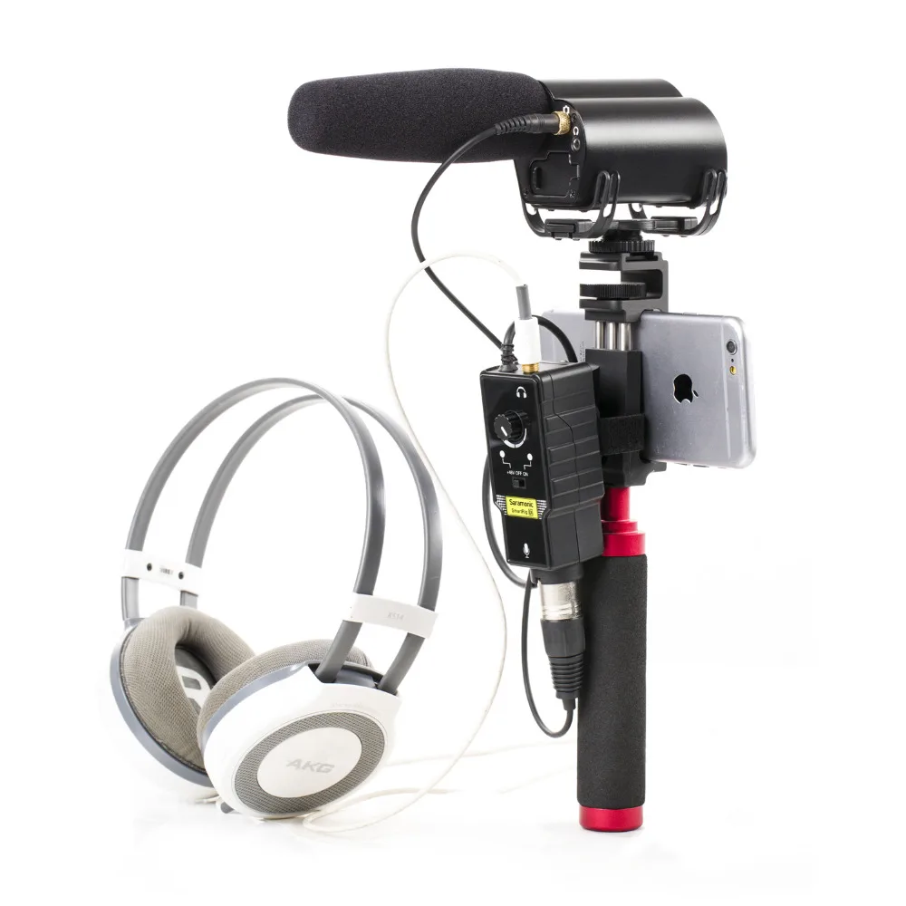 Saramonic SmartRig Di XLR микрофон и 6,3 мм гитарный интерфейс с IOS MFi Сертифицированный вход Lightning для iPhone X 8 7 7s