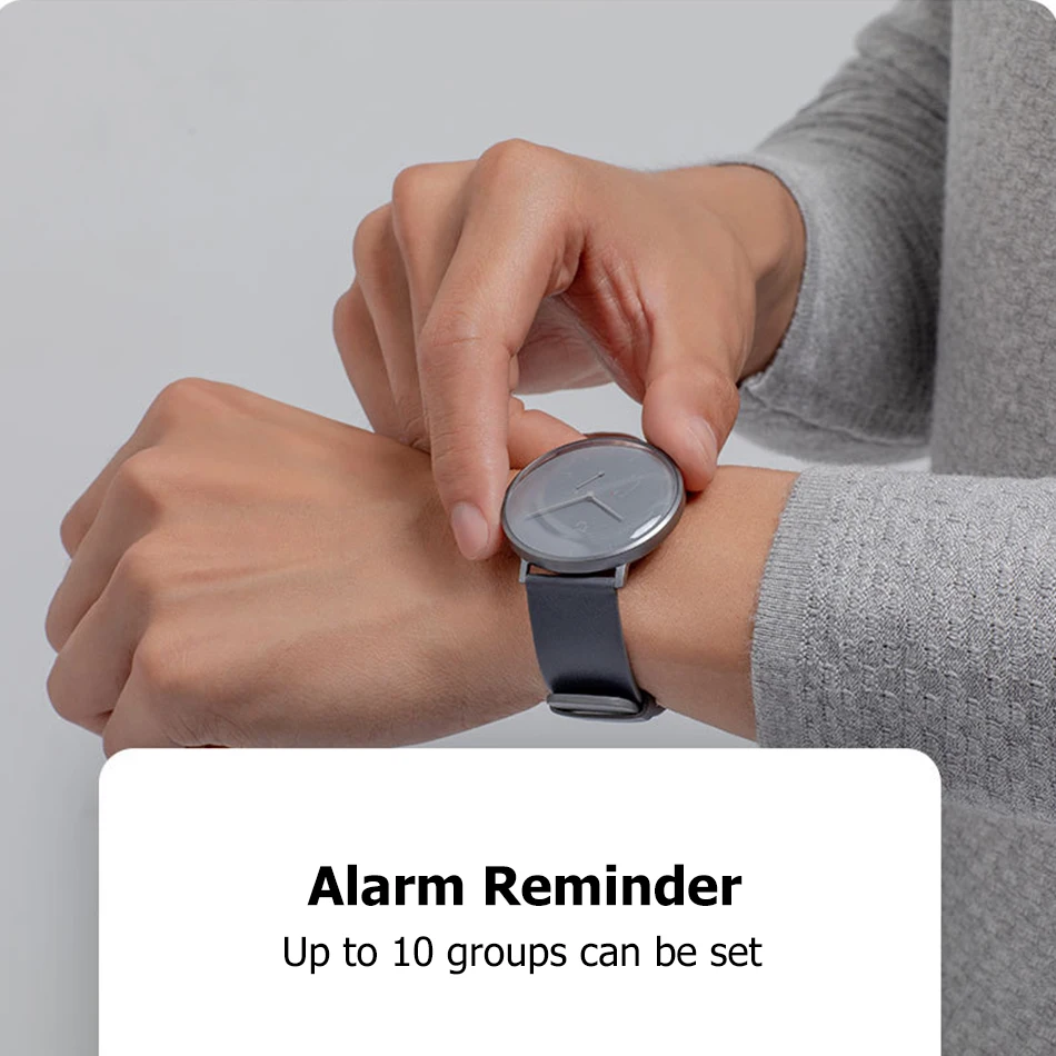  Original Xiaomi Mijia Quartz Watches Waterproof Double Dial with Alarm Sport Sensor BLE4.0 Wireless