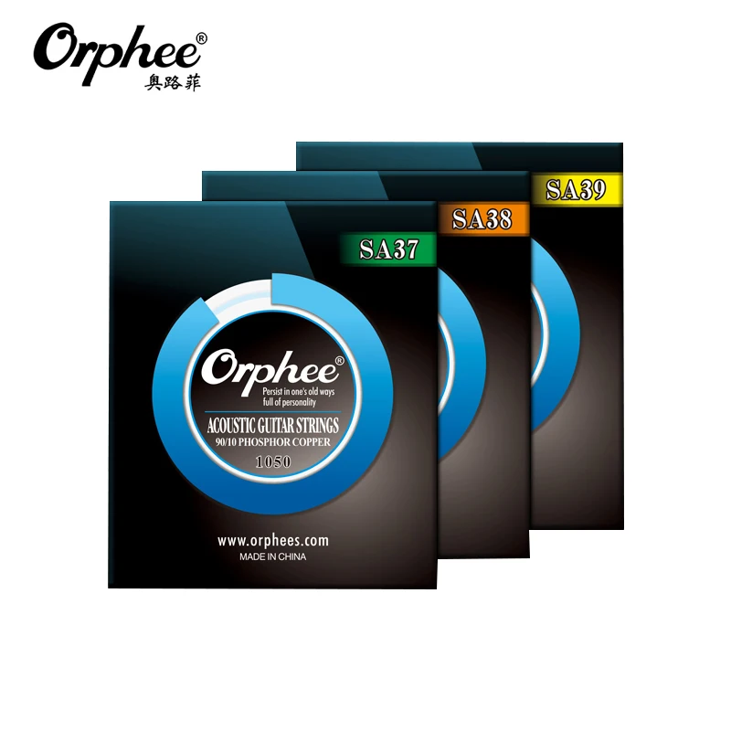 Струны для акустической гитары Orphee высококачественный набор из 5/10 струн серии SA