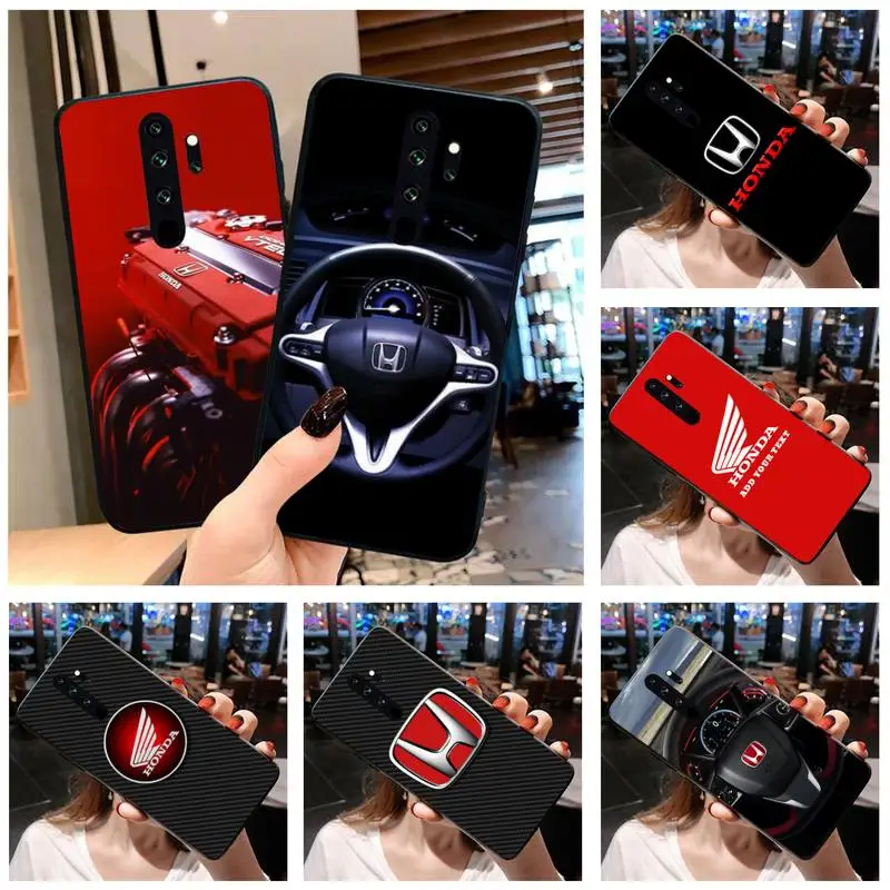 Роскошный брендовый чехол для телефона с логотипом Honda Для Redmi Note 9 8 8T 8A 7 6 6A Go Pro Max