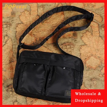 

Qiuyi new casual simple men's shoulder bag sports leisure postman nylon shoulder bag messenger bag