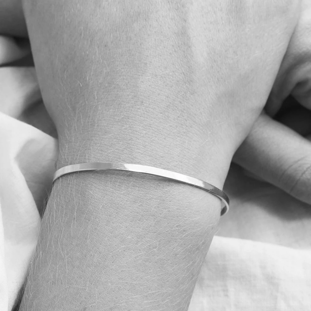 eManco 316L Stainless Steel Bracelet Bangles for women Adjustable Open Cuff Bangle Jewelry Gifts for women