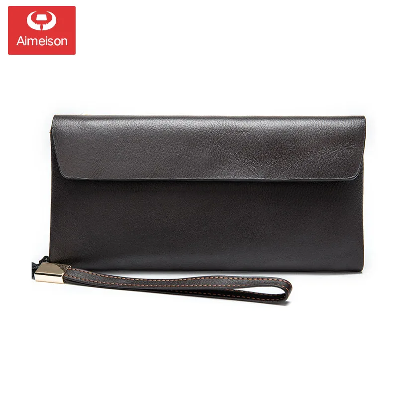 

Ladies Korean version of the first layer of leather long hand bag wallet wallet factory direct Christmas nightmare