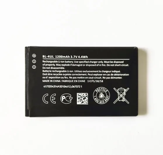AZK 1200 мАч BL-4UL аккумулятор для Nokia Asha 225 RM-1011 RM-1126 1012 1126 1172 TA-1030 телефон