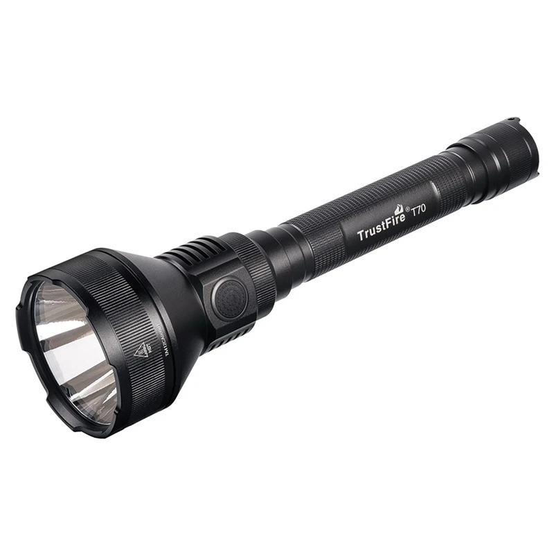 

HLZS-Trustfire T70 Flashlight Xhp35 2300Lm 1000M Distance Rechargeable Led Flashlight for Hunting