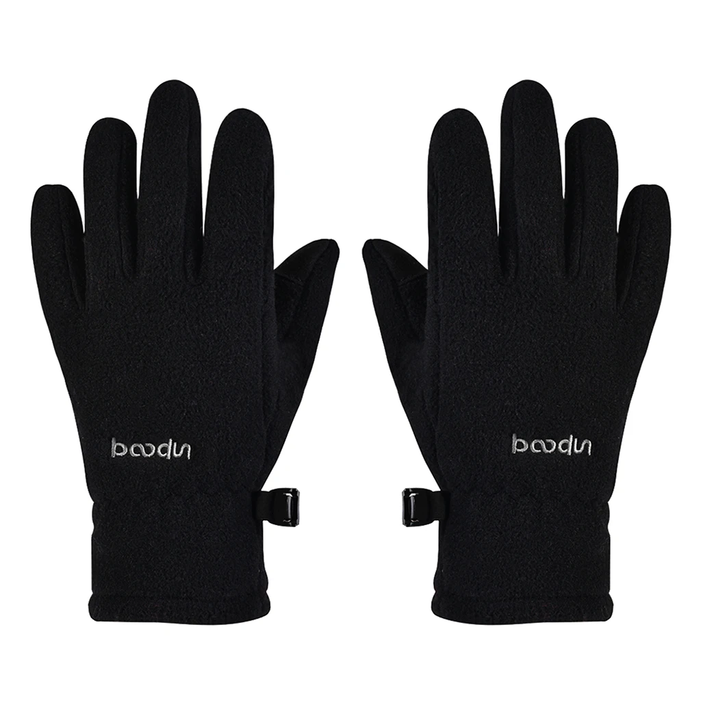 Kids Cycling Gloves Winter Warm Bike Full Finger Gloves Riding Winter Touch Screen Snow Windstopper Gloves