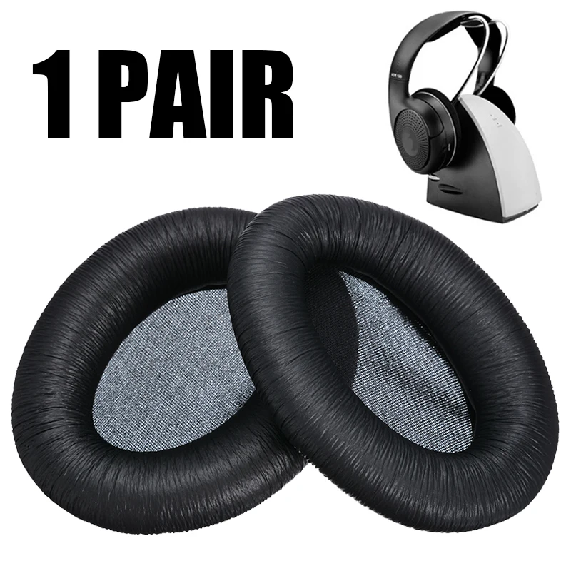

1pair Replacement Ear Pads Cushion For Sennheiser HDR120 RS120 HDR110 Headphones Professional Headset Cover Black
