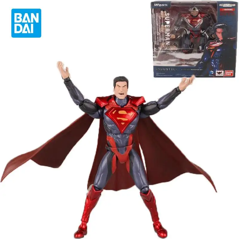 Фигурка Супермена Bandai S H фигурка 6 5 дюйма Игрушечная модель супергероя аниме