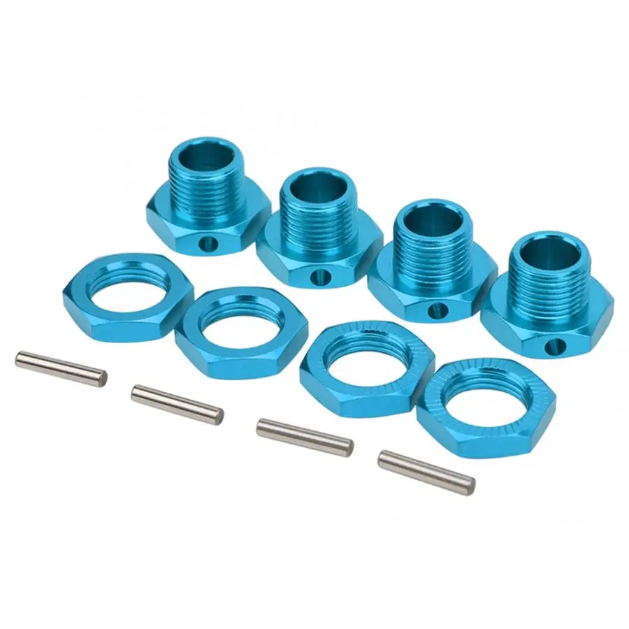 4PCS Wheel Hex Driver 17MM Alloy Wheel Hex Coupler Accessory for HSP 1/8 RC Car