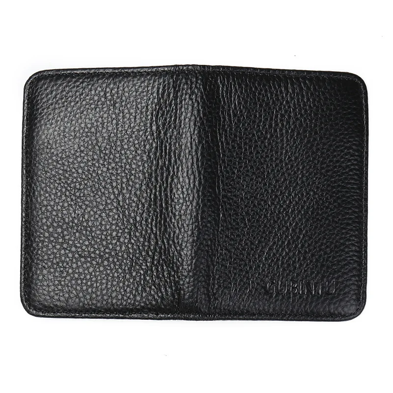 Cowhide RFID anti Card Package Ultrathin Antimagnetic Defence Scanning Genuine Leather Card Set Bank Card Credit Package