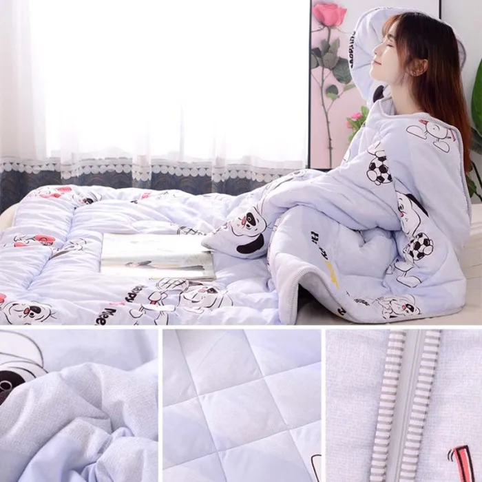 Многофункциональное «ленивое» одеяло с рукавами зимнее теплое утолщенное стираное одеяло DEC889