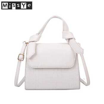 

PU leather alligator new Korean portable crocodile pattern shoulder bag flap cross-body bags for women bolsas de mujer