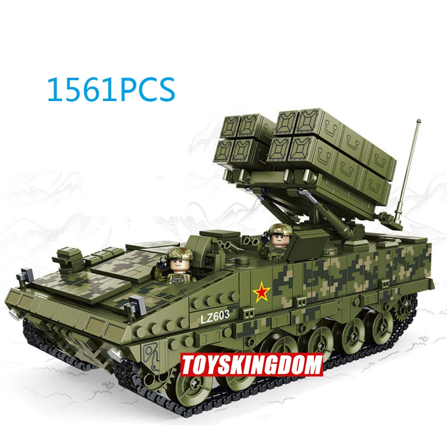 

modern military china HJ-10 anti-tank missile building block ww2 army figures batisbricks bricks toys For Boys gifts