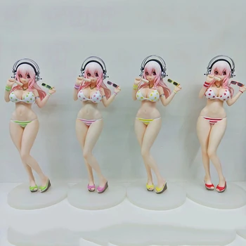 

22cm Super Sonic Anime Figure Bikini Sexy Girl Super Sonic Swimsuit Ver. Adult PVC Action Figure Toy Soldier Finished Product