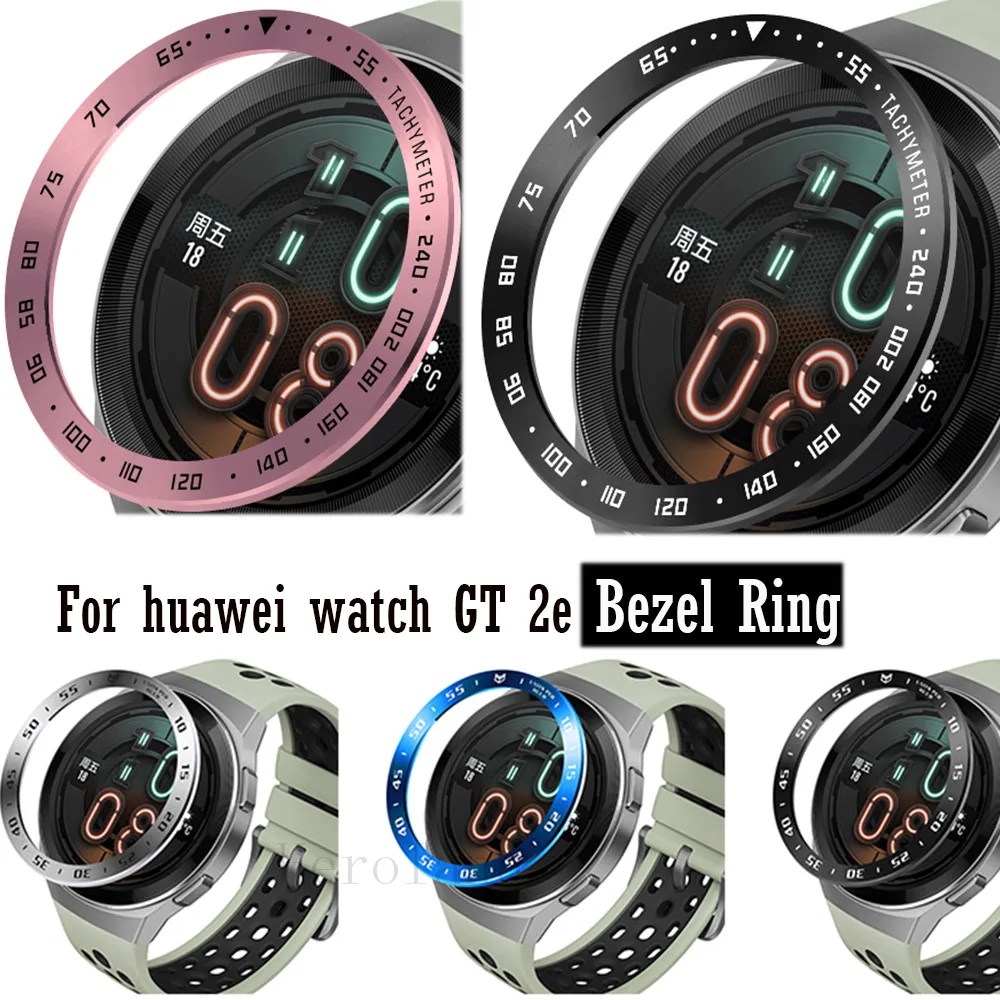 2pcs lot Bezel Ring For Huawei Watch GT 2e Case Metal Cover Frame