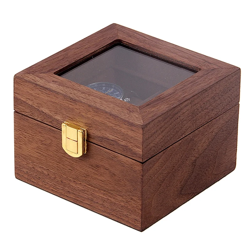 

2 Slots Retro Red Wooden Watch Display Case Couple Watches Gift Box Holder Jewelry Collection Storage Watch Organizer Box Casket