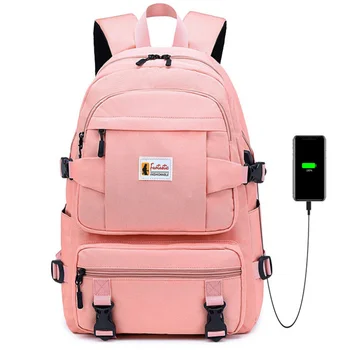 

school bags for teenage boys usb charge book bag high school student waterproof backpack men backbag unisex schoolbag