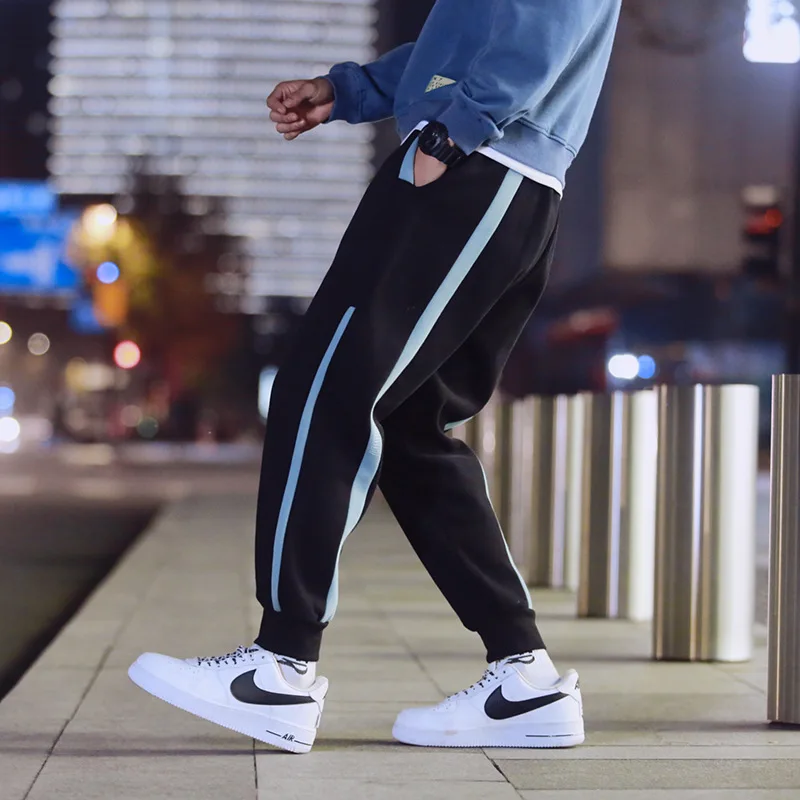 

Large Size Night View Brushed And Thick Japanese-style Harem Pants Fitness Sports Sweatpants Large Size Trousers Casual Pants Me