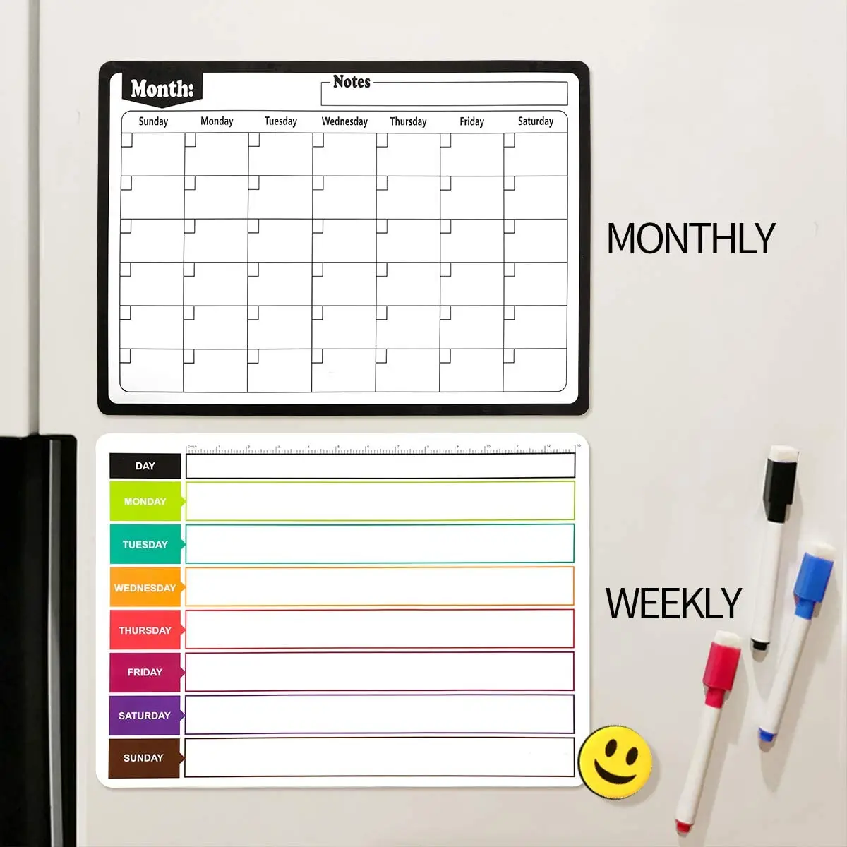 A2 Size WhiteBoard Magnetic Fridge Sticker Dry Erase White Board Home  School Drawing Calendar Board - AliExpress