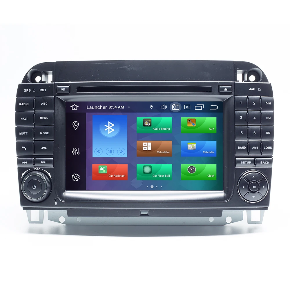 2 din Android 9,0 Автомобильный мультимедийный плеер gps для Mercedes Benz s-класс W220 W215 S280 S320 S350 S500 Радио DVD навигационная камера