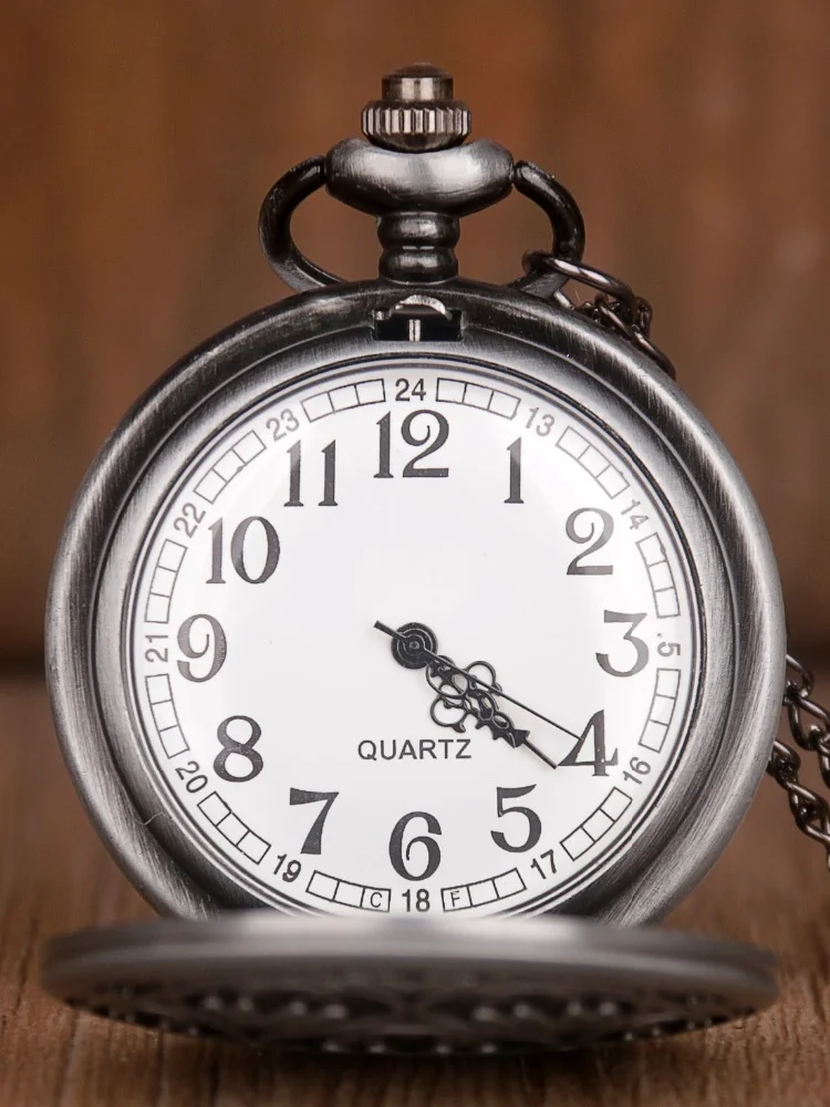 Antique-Steampunk-Octopus-Hollow-Half-Hunter-Quartz-Pocket-Watch-Black-Pocket-Watch-with-Necklace-Chain-Gift (1)