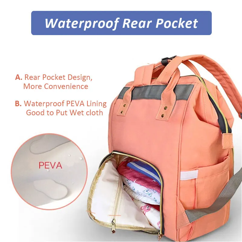 Upgrate Fashion Maternity Bag Mummy Nappy Bags Brand Large Capacity Baby Travel Backpack Design Nursing Diaper Care|baby care|baby bag travelbrand