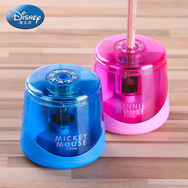 

Disney Mickey Minnie Electric Pencil Sharpener Children Young STUDENT'S Fully Automatic Multi-functional Grater Pencil Sharpener