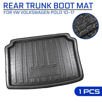 

Car Floor Mat Rear Trunk Anti-mud Cover Carpet For VW Volkswagen Polo 2010-2017