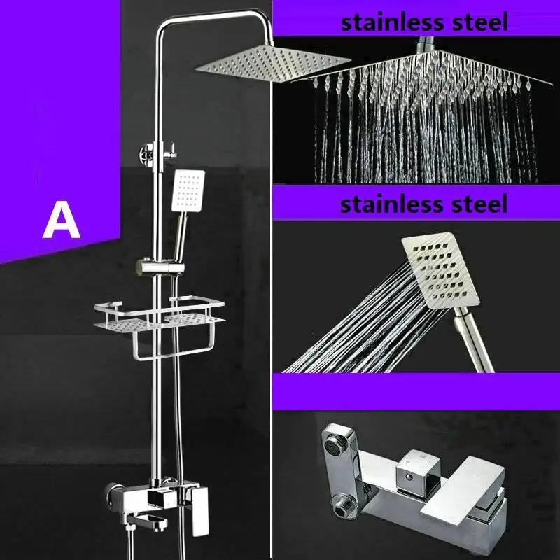 Conjunto De Choveiro дуще Doucheset Ducha Chuveiro углублённые встраиваемые Duschset Columna Preto Chuveiro сделать Banheiro Ducha душ Ванная комната душа - Цвет: Number 4