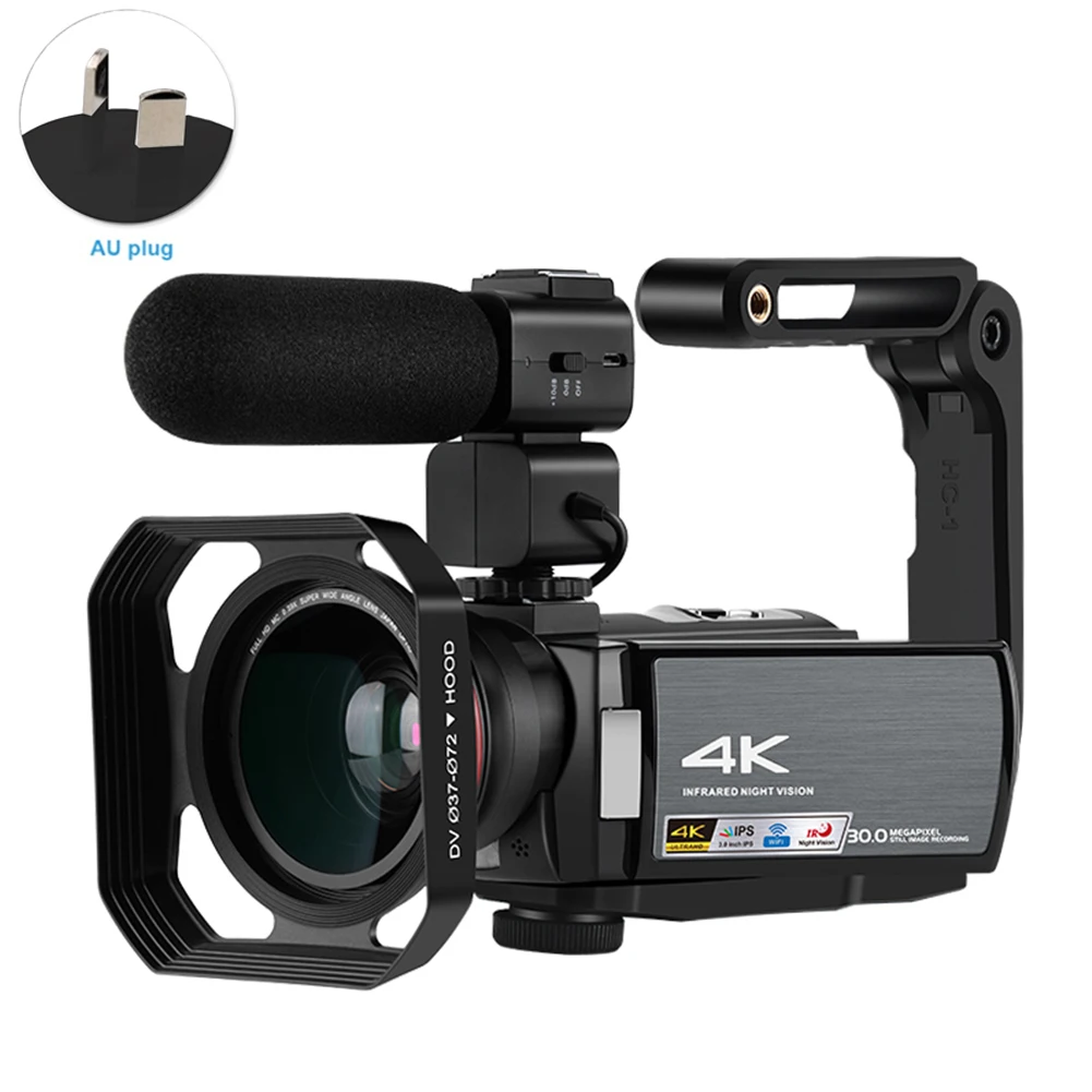 Видеокамера 4K 16x с ручным зумом и пультом дистанционного управления|Любительские