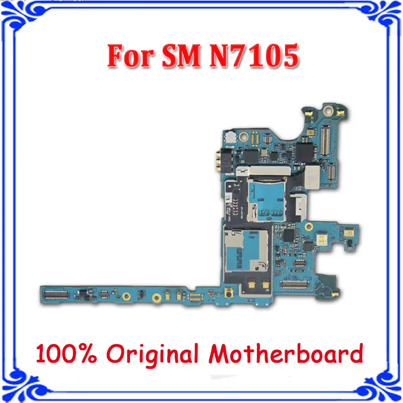 

Europe Version Unlocked For Samsung Galaxy Note 2 N7105 Motherboard Original,N7105 Mainboard with Chips & Good Working,Free Ship