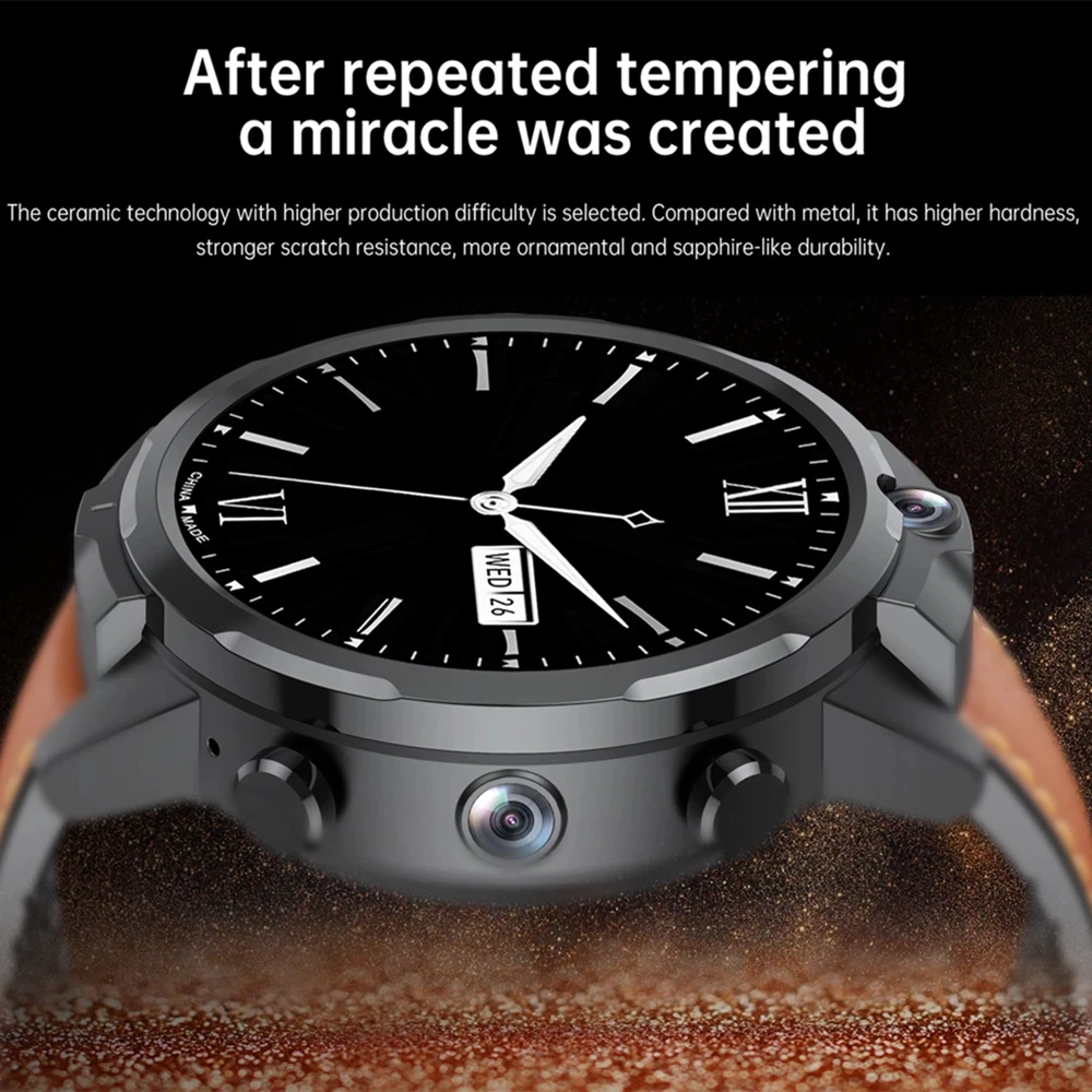 US $139.39 AllCall Awatch GT2 Smart Watch Men Face ID Camera 1080mAh 4G SIM Card WiFi GPS Waterproof Sports Watch for Xiaomi Huawei Apple