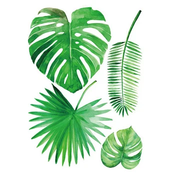 

Plant Leaf Wall Stickers Home Decoration Living Room Bedroom Stickers Children's Room Wall Decals,Home Decoration Wall Stickers