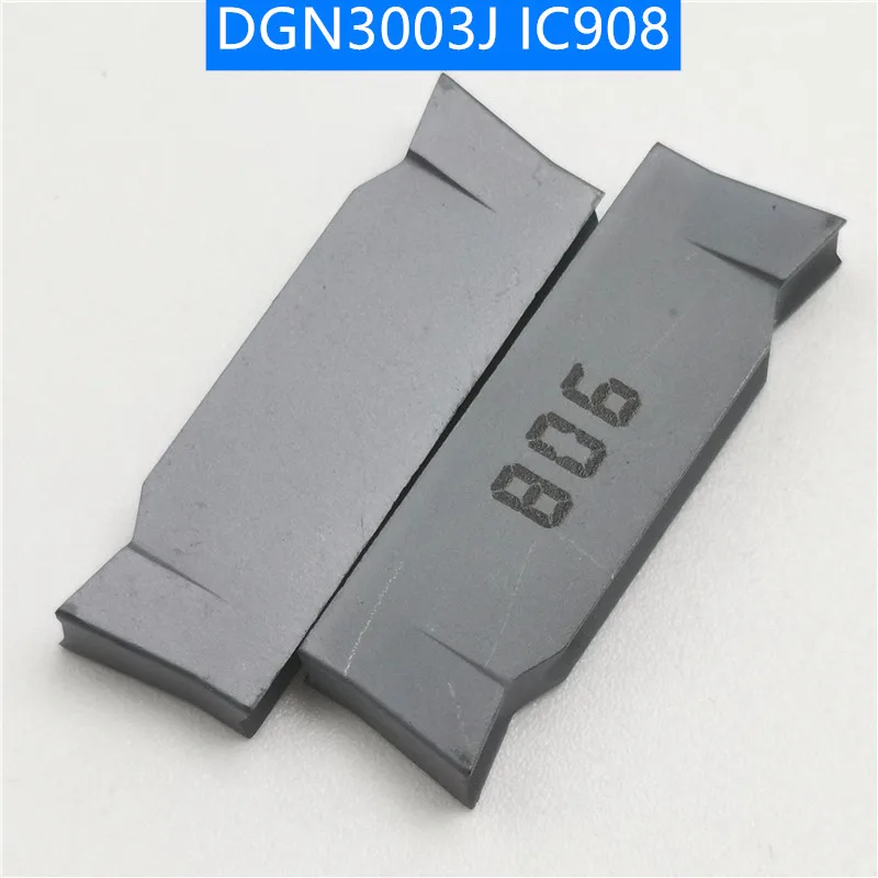 20 шт. DGN3003J IC908 поворотные твердосплавные вставки инструмент токарный фрезерный станок с ЧПУ Режущий инструмент слот для резки DGN 3003J
