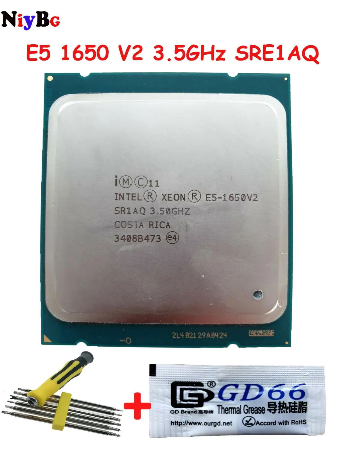 

AAA+ appearance quality Intel Xeon E5 1650 V2 3.5GHz 6 core 6 thread 12Mb cache LGA2011-3 CPU SRE1AQ free gift pack