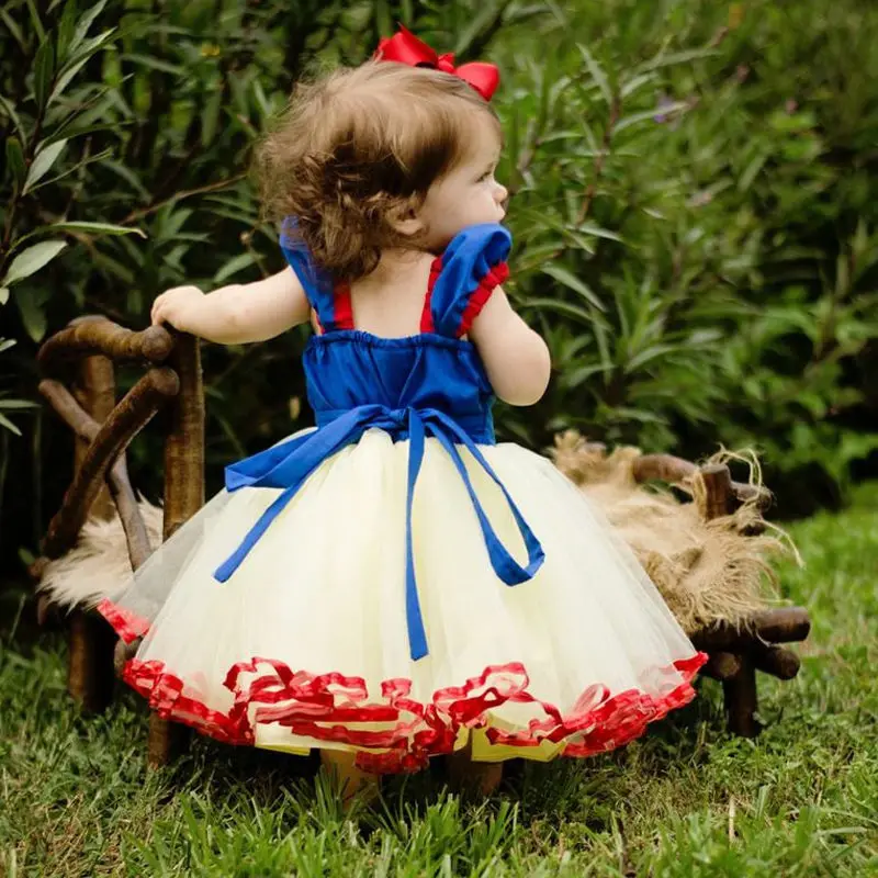 Girl's Costume Dress New Bow Polk Dots Princess Dresses for Girls Baby Girl Tutu Formal Kid Year Festival Party | Детская одежда и