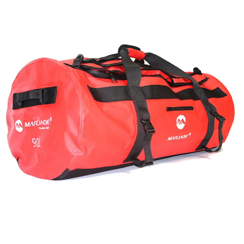 

Motorcycle waterproof bag wear outdoor portable zipper waterproof bag travel bag back seat bag saddle tail bags 30/60/90L
