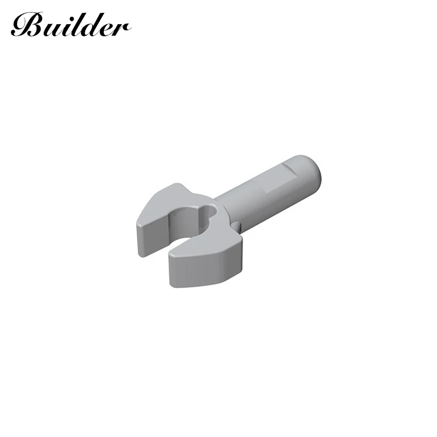 Little Builder 48729 MOC Bricks Mechanical Claw Connector 10pcs Building Blocks DIY Puzzle Assembles Particles Toys for Children little builder 32348 moc technology bricks 4x4 thick curved arm liftarm 10pcs building blocks diy particles toys for children