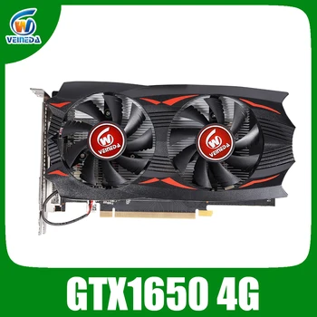 

VEINEDA Video Card GeForce GTX1650 4G GDDR5 128Bit Graphics card Desktop Computer Game High Performance for nVIDIA Geforce game