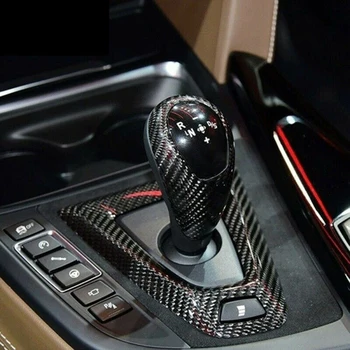 

Knob Gear Shift trim Cap&Base Interior Carbon Fiber For BMW M3 F80 M4 F82 F83 Panel Waterproof