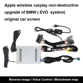 

Apple wireless carplay non-destructive upgrade for BMW F10 F11 F07 F01 F02 E70 E71 F25 F26 F06 F12 E89 Original EVO system