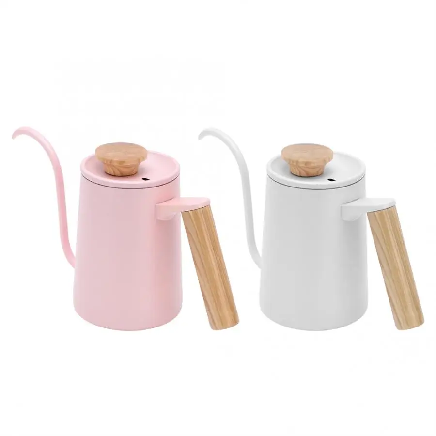 650ml Household 304 Stainless Steel Coffee Pot Hand Long Spout Kettle Tools Prensa Francesa Cafe Drip | Дом и сад