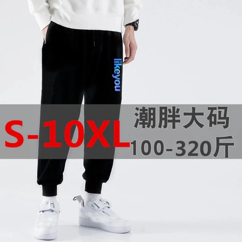 spring summer men big sports sweatpants big size 7XL 8XL 9XL 10XL pants elasticity home pencil pants loose cheap Trousers casual pants sports pants casual sports pants