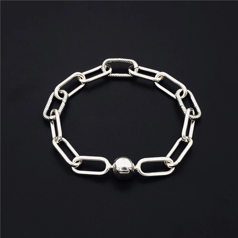 

Cefuny 925 Sterling Silver Me Link Bracelet allowing attach your edit of dangle charms 2019 Autumn New Style Women Jewelry Gift