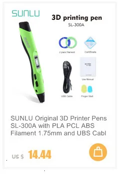 3D Ручка SUNLU SL-300A Моделирование ABS/PLA/PCL нити 1,75 мм многофункциональная интеллектуальная печать Ручка для рисования 3d Ручка