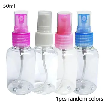 

1Pc Mini Plastic Empty Bottle Transparent Cosmetic Dispenser Bottle Small Travel Makeup Lotion Case Container Bottle